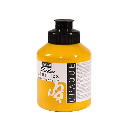 Pebeo Studio Acrylfarbe, 500 ml, Gelber Ocker von Pébéo