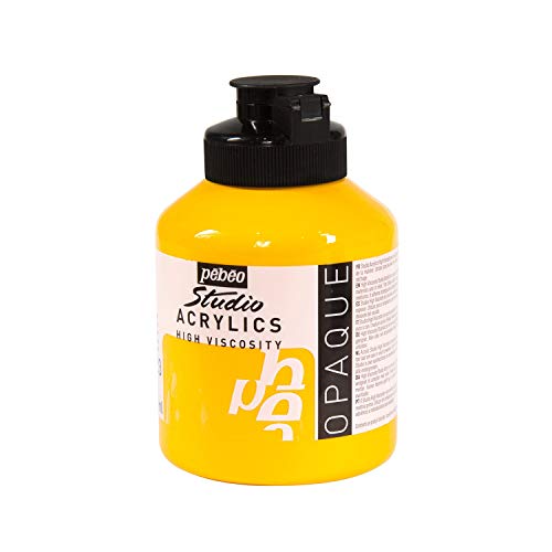 Pébéo Studio Acrylfarbe, 500 ml, Medium Cadmium/Gelb, 171023, Mittel Imitation Kadmiumgelb Pébéo Studio Acrylfarbe, 500 ml, Medium Cadmium/Gelb, 171023, Mittel Imitation Kadmiumgelb von Pebeo