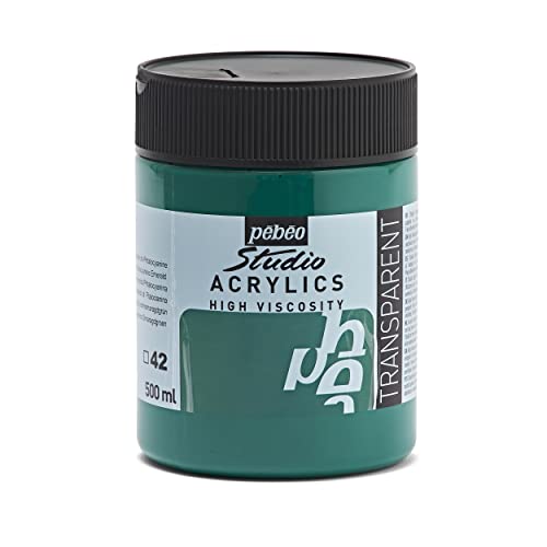 Pebeo Studio Acrylfarbe, 500 ml, Phthalocyaningrün, Phthalocyanin-Smaragd Pebeo Studio Acrylfarbe, 500 ml, Phthalocyaningrün, Phthalocyanin-Smaragd von Pebeo