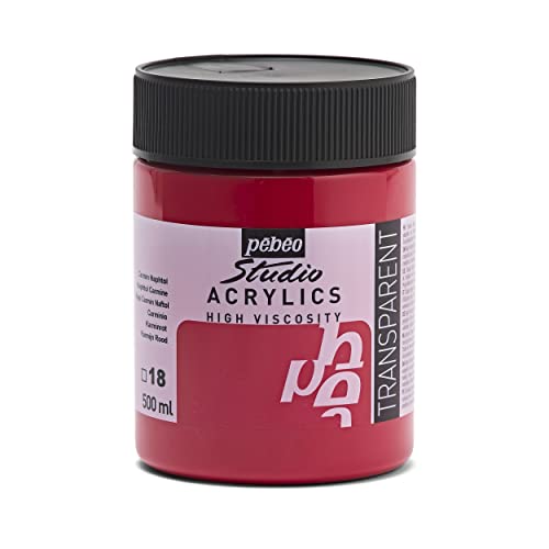 Pebeo Studio Acrylfarbe, Naphtol, 500 ml, Karminrot, Karmin Naphthol Pebeo Studio Acrylfarbe, Naphtol, 500 ml, Karminrot, Karmin Naphthol von Pebeo