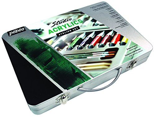 Pébéo Studio Metallkoffer Acrylfarbe, sortiert Pébéo Studio Metallkoffer Acrylfarbe, sortiert von Pébéo
