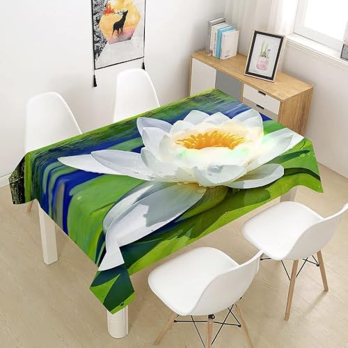 Pechiwuo Tischdecke Outdoor Blumen Wetterfest Tischdecke Abwaschbar 3D Blumen Tischdecken Polyester Wasserdicht Tischwäsche für Garten Küche Party Biertisch, 140x140 cm 455v Pechiwuo Tischdecke Outdoor Blumen Wetterfest Tischdecke Abwaschbar 3D Blumen Tischdecken Polyester Wasserdicht Tischwäsche für Garten Küche Party Biertisch, 140x140 cm 455v von Pechiwuo