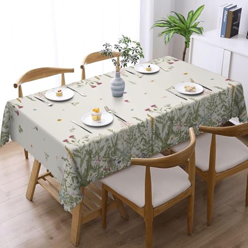Pechiwuo Tischdecke Outdoor Blumen Wetterfest Tischdecke Abwaschbar 3D Pflanzen Tischdecken Polyester Wasserdicht Tischwäsche für Garten Küche Party Biertisch, 140x140 cm 617v Pechiwuo Tischdecke Outdoor Blumen Wetterfest Tischdecke Abwaschbar 3D Pflanzen Tischdecken Polyester Wasserdicht Tischwäsche für Garten Küche Party Biertisch, 140x140 cm 617v von Pechiwuo