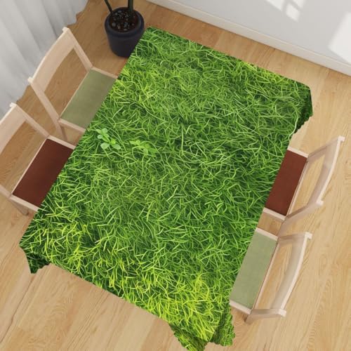 Pechiwuo Tischdecke Outdoor Grünes Gras Wetterfest Tischdecke Abwaschbar 3D Grün Tischdecken Polyester Wasserdicht Tischwäsche für Garten Küche Dekoration, 140x300 cm 4670v Pechiwuo Tischdecke Outdoor Grünes Gras Wetterfest Tischdecke Abwaschbar 3D Grün Tischdecken Polyester Wasserdicht Tischwäsche für Garten Küche Dekoration, 140x300 cm 4670v von Pechiwuo