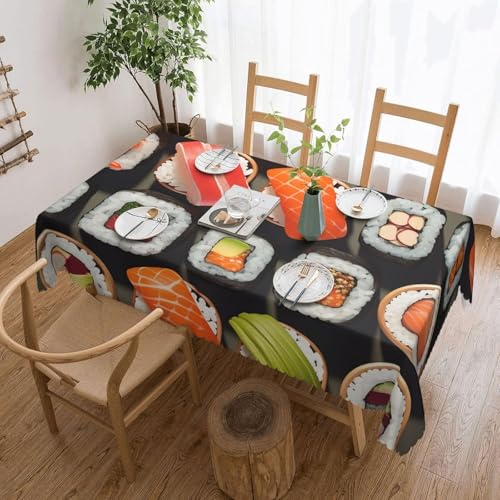 Pechiwuo Tischdecke Outdoor Japanisches Sushi Wetterfest Tischdecke Abwaschbar 3D Japanisch Tischdecken Polyester Wasserdicht Tischwäsche für Küche Garten Party Biertisch, 140x200 cm 789v Pechiwuo Tischdecke Outdoor Japanisches Sushi Wetterfest Tischdecke Abwaschbar 3D Japanisch Tischdecken Polyester Wasserdicht Tischwäsche für Küche Garten Party Biertisch, 140x200 cm 789v von Pechiwuo