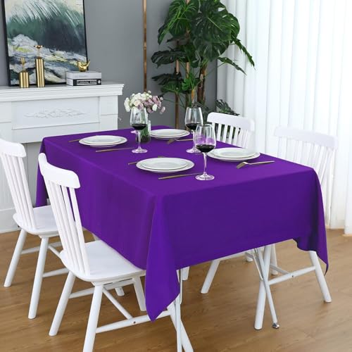 Pechiwuo Tischdecke Outdoor Lila Wetterfest Tischdecke Abwaschbar 3D Lila Tischdecken Polyester Wasserdicht Tischwäsche für Garten Küche Party Biertisch, 140x140 cm 518v Pechiwuo Tischdecke Outdoor Lila Wetterfest Tischdecke Abwaschbar 3D Lila Tischdecken Polyester Wasserdicht Tischwäsche für Garten Küche Party Biertisch, 140x140 cm 518v von Pechiwuo