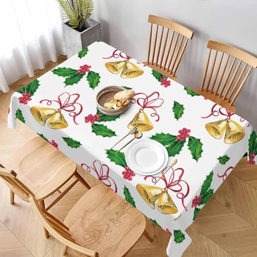 Pechiwuo Tischdecke Outdoor Weihnachten Wetterfest Tischdecke Abwaschbar 3D Weihnachten Tischdecken Polyester Wasserdicht Tischwäsche für Küche Wohnzimmer Esszimmer Balkon Garten, 140x240 cm 727v Pechiwuo Tischdecke Outdoor Weihnachten Wetterfest Tischdecke Abwaschbar 3D Weihnachten Tischdecken Polyester Wasserdicht Tischwäsche für Küche Wohnzimmer Esszimmer Balkon Garten, 140x240 cm 727v von Pechiwuo