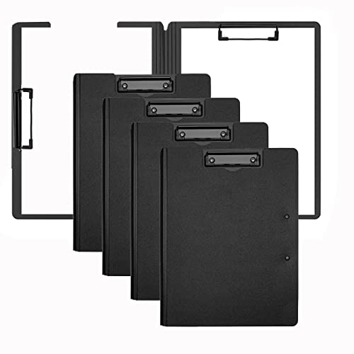 Pechor 4Pcs A4 Klemmbrett Ordner, Doppelclip Schreibbrett mit PVC Bedeckt Klemmbrett mit Metallklemme, Klapp-Klemmbrett Für Büros, Klassenzimmer, Krankenhaus und Bibliothek Pechor 4Pcs A4 Klemmbrett Ordner, Doppelclip Schreibbrett mit PVC Bedeckt Klemmbrett mit Metallklemme, Klapp-Klemmbrett Für Büros, Klassenzimmer, Krankenhaus und Bibliothek von Pechor