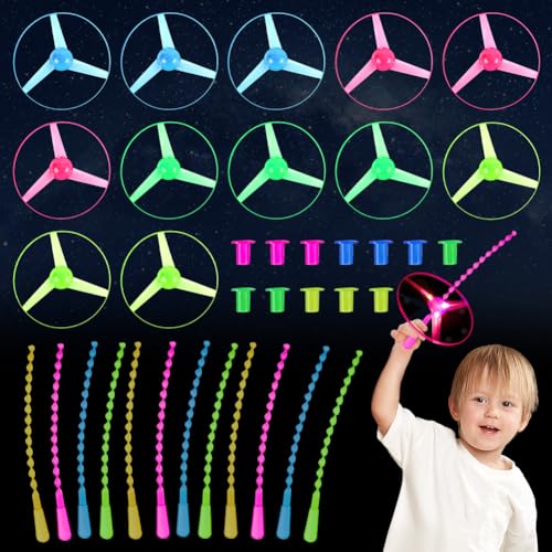 Peelanmall Kindergeburtstag Propeller Leuchtspielzeug,12 Stück Leuchtspielzeug Partyartikel,Kinder Leuchtendes Fliegendes Spielzeug,LED Leuchtspielzeug,Party Fly Spielzeug für Weihnachten& Halloween Peelanmall Kindergeburtstag Propeller Leuchtspielzeug,12 Stück Leuchtspielzeug Partyartikel,Kinder Leuchtendes Fliegendes Spielzeug,LED Leuchtspielzeug,Party Fly Spielzeug für Weihnachten& Halloween von Peelanmall