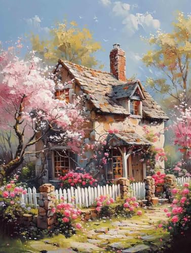 Blume Diamond Painting Garten Diamond Painting Erwachsene Groß XXL 60x80cm Vollbohrer Diamanten Malerei Bilder Stickerei Bastelset Erwachsene Kinder Anfänger Home Wand Deko Geschenk für Frauen -29s3c von Peepezo