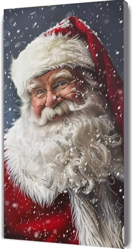Diamond Painting WeißEr Schnee Diamond Painting Erwachsene xxl 50x100cm Diamant Painting Bilder Set, 5D Diamond Painting Weihnachten, DIY Cross Stickerei Diamond-Painting Basteln, Wandzimmer Deko L-2 von Peepezo