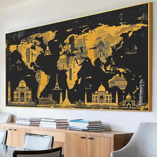 Diamond Painting Weltkarte Diamond Painting Erwachsene Groß XXL 70x140cm Diamant Painting Bilder Set, 5D Diamond Painting Karte, DIY Cross Stickerei Diamond-Painting Basteln für Wandzimmer Deko Q-5 Diamond Painting Weltkarte Diamond Painting Erwachsene Groß XXL 70x140cm Diamant Painting Bilder Set, 5D Diamond Painting Karte, DIY Cross Stickerei Diamond-Painting Basteln für Wandzimmer Deko Q-5 von Peepezo