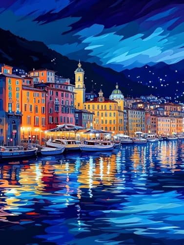 Malen Nach Zahlen Stadt Malen Nach Zahlen Erwachsene ohne Rahmen Landschaft Paint by Numbers Mit 3 - Pinseln und Acrylfarbe Knitterfreie Leinwand Kreativ Set, Home Haus Deko Geschenke 100x135cm -q645 Malen Nach Zahlen Stadt Malen Nach Zahlen Erwachsene ohne Rahmen Landschaft Paint by Numbers Mit 3 - Pinseln und Acrylfarbe Knitterfreie Leinwand Kreativ Set, Home Haus Deko Geschenke 100x135cm -q645 von Peepezo