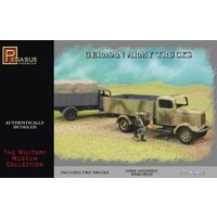 German Army Trucks WW II (2 per box) von Pegasus Hobbies