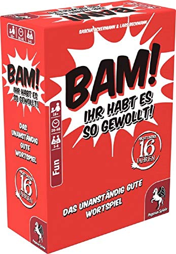Pegasus Spiele 18302G - Bam Ihr habt es so gewollt & Spiele 18301G - Bam Extrahart Pegasus Spiele 18302G - Bam Ihr habt es so gewollt & Spiele 18301G - Bam Extrahart von Pegasus Spiele