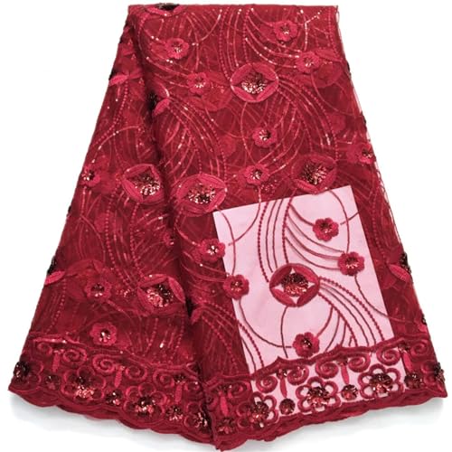 Afrikanische rosa Pailletten-Mesh-Frauen-Spitzenstoffe, nigerianischer französischer Tüll-Netz, Spitze für Hochzeitsparty-Kleider Afrikanische rosa Pailletten-Mesh-Frauen-Spitzenstoffe, nigerianischer französischer Tüll-Netz, Spitze für Hochzeitsparty-Kleider von Pegsmio