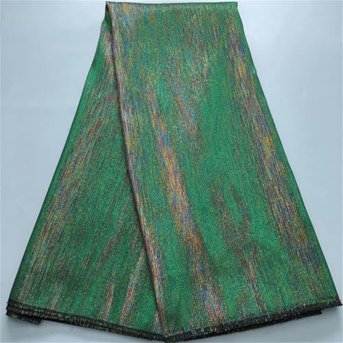 Afrikanischer Brokat-Tüll-Spitzenstoff, nigerianischer strukturierter Damast, französische Frauen, vergoldete Spitze für Partykleid von Pegsmio