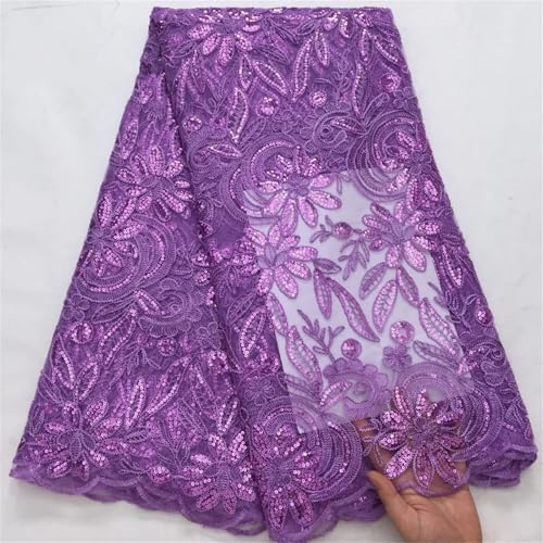 Afrikanisches Netz-Pailletten-Spitzengewebe, modisch, nigerianischer Tüll, französischer Netzstoff, Spitzenstoff für Frauen, Hochzeit, Partykleid Afrikanisches Netz-Pailletten-Spitzengewebe, modisch, nigerianischer Tüll, französischer Netzstoff, Spitzenstoff für Frauen, Hochzeit, Partykleid von Pegsmio