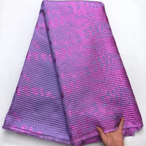 Französischer Brokat-Spitzenstoff, afrikanische strukturierte Vergoldung, Spitze, Damast-Spitzenmaterial für Damenkleid von Pegsmio