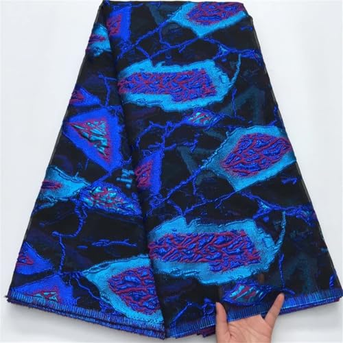Nigerianischer Brokat-Spitzenstoff, Damast, Organza-Netz, französisch, strukturiert, vergoldete Spitze, für Frauen, Hochzeit, Party Nigerianischer Brokat-Spitzenstoff, Damast, Organza-Netz, französisch, strukturiert, vergoldete Spitze, für Frauen, Hochzeit, Party von Pegsmio
