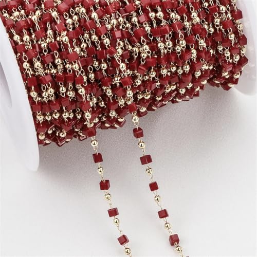 Pegsmio Bohemian-Perlenkette für Halsketten, Armbänder, Damen, Charm, handgefertigt, Party-Schmuckherstellung, DIY-Zubehör, 1 m Pegsmio Bohemian-Perlenkette für Halsketten, Armbänder, Damen, Charm, handgefertigt, Party-Schmuckherstellung, DIY-Zubehör, 1 m von Pegsmio
