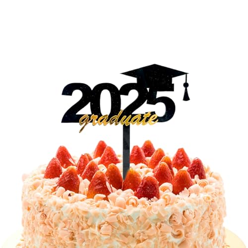 2025 Graduation Cake Topper,1 Stück Graduation Cake Deko 2025 Abschluss Tortendeko Glitzer 2025 Bachelor Hut Graduate Kuchen Deko für Graduation Deko Abschluss Party 2025 Graduation Cake Topper,1 Stück Graduation Cake Deko 2025 Abschluss Tortendeko Glitzer 2025 Bachelor Hut Graduate Kuchen Deko für Graduation Deko Abschluss Party von Pejlnd