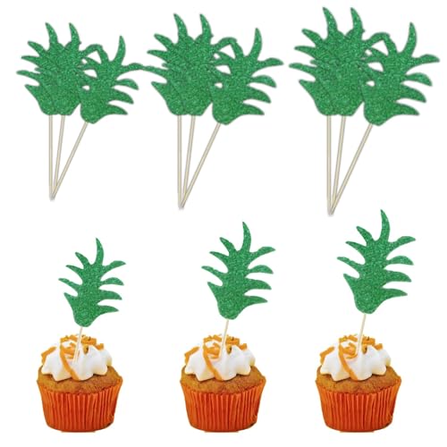 Ananas Blätter Cupcake Topper Tortendeko,12 Stück Tortendeko Geburtstag,Dschungel Kuchendeko Tropische Cake Topper Geburtstag muffin deko für Geburtstag Hochzeit Hawaiianische Party Ananas Blätter Cupcake Topper Tortendeko,12 Stück Tortendeko Geburtstag,Dschungel Kuchendeko Tropische Cake Topper Geburtstag muffin deko für Geburtstag Hochzeit Hawaiianische Party von Pejlnd