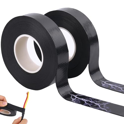 Pejlnd Isolierband Schwarz,2 Stück 0.8 * 25mm Selbstverschweißendes Klebeband Wasserdicht,Selbstverschweißendes Isolierband für Schutz, Schlauch Notfallreparatur, Bündeln und Reparieren von Kabeln Pejlnd Isolierband Schwarz,2 Stück 0.8 * 25mm Selbstverschweißendes Klebeband Wasserdicht,Selbstverschweißendes Isolierband für Schutz, Schlauch Notfallreparatur, Bündeln und Reparieren von Kabeln von Pejlnd