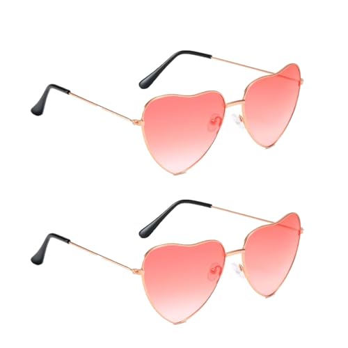 Retro Herz Sonnenbrille Rosa,2Pack Festival Outfit Damen Herzbrille 60er 70er 90er 80er Jahre Outfit Damen Festival Accessoires Hippie Brille Partybrillen für Fasching Barbie Kleidung Halloween Party Retro Herz Sonnenbrille Rosa,2Pack Festival Outfit Damen Herzbrille 60er 70er 90er 80er Jahre Outfit Damen Festival Accessoires Hippie Brille Partybrillen für Fasching Barbie Kleidung Halloween Party von Pejlnd