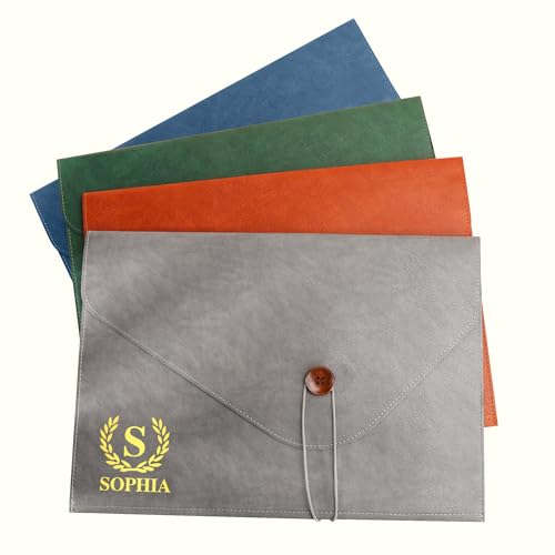 Personalisierter A4 Aktenordner Organizer aus PU-Leder, Dokumentenhalter, große Kapazität, Business-Konferenztasche, wasserdichte Portfolio-Umschlagmappe für Quittungen und Verträge Personalisierter A4 Aktenordner Organizer aus PU-Leder, Dokumentenhalter, große Kapazität, Business-Konferenztasche, wasserdichte Portfolio-Umschlagmappe für Quittungen und Verträge von Pekdi
