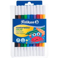 Pelikan Colorella Duo C407 Filzstifte farbsortiert, 10 St. Pelikan Colorella Duo C407 Filzstifte farbsortiert, 10 St. von Pelikan