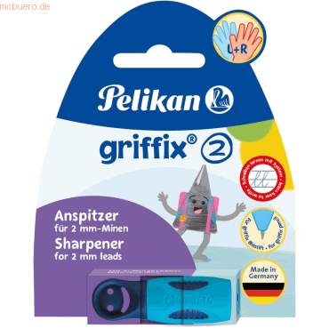 10 x Pelikan Dosenspitzer griffix für 2mm Minen Oceanblue von Pelikan