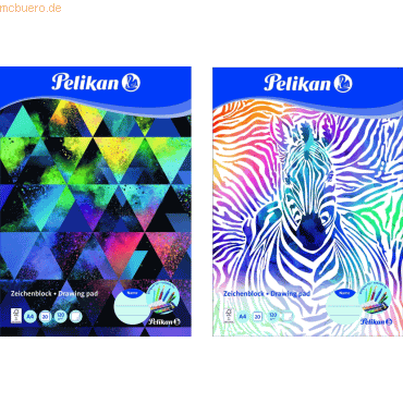 10 x Pelikan Zeichenblock C4 22,9x32,4cm120g/qm 20 Blatt 2 Motive sort 10 x Pelikan Zeichenblock C4 22,9x32,4cm120g/qm 20 Blatt 2 Motive sort von Pelikan