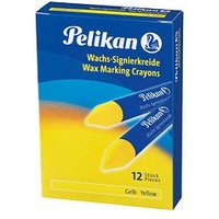 Pelikan 772/12 Signierkreiden gelb, 12 St. von Pelikan