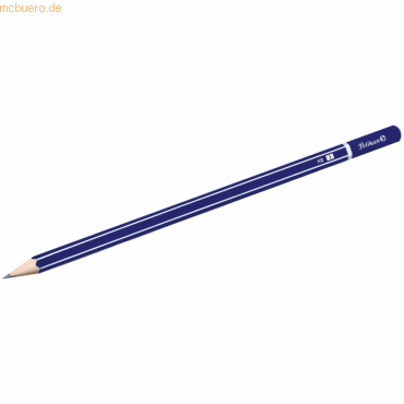 12 x Pelikan Bleistift GPHB HB Schaftfarbe blau von Pelikan