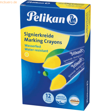 Pelikan Signierkreide 762/12 gelb 12 Stifte Pelikan Signierkreide 762/12 gelb 12 Stifte von Pelikan