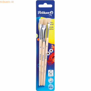 14 x Pelikan Borstenpinsel S613F 8/10/12 VE=3 Stück Blister 14 x Pelikan Borstenpinsel S613F 8/10/12 VE=3 Stück Blister von Pelikan