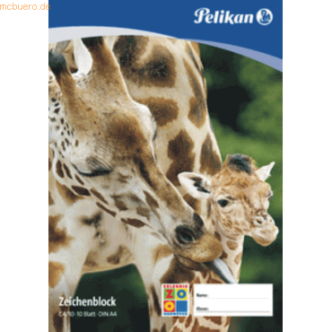 20 x Pelikan Zeichenblock C4/10 A4 100g/qm 10 Blatt weiß 20 x Pelikan Zeichenblock C4/10 A4 100g/qm 10 Blatt weiß von Pelikan