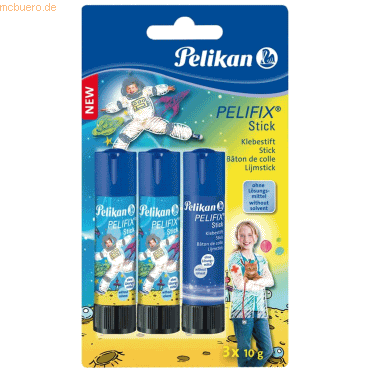 5 x Pelikan Klebestift Pelifix P936MB3 10g VE=3 Stück von Pelikan