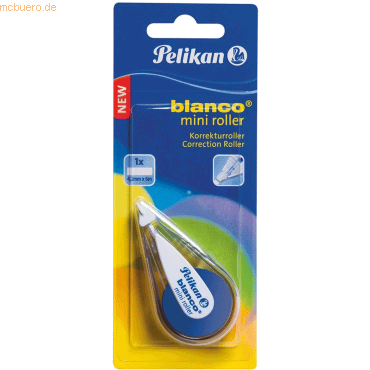 5 x Pelikan Korrekturroller blanco mini B921 4,2mmx6m 5 x Pelikan Korrekturroller blanco mini B921 4,2mmx6m von Pelikan
