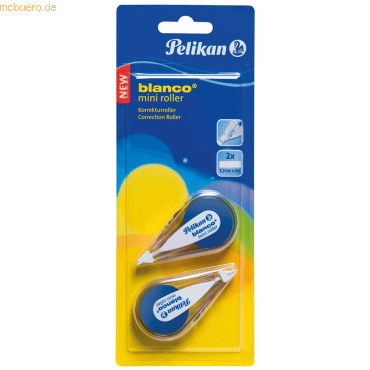 5 x Pelikan Korrekturroller blanco mini Roller B921 4,2mmx6m VE=2 Stüc 5 x Pelikan Korrekturroller blanco mini Roller B921 4,2mmx6m VE=2 Stüc von Pelikan