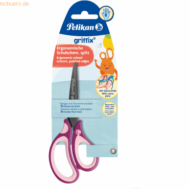 Pelikan Schulschere griffix spitz Rechtshänder SweetBerry Pelikan Schulschere griffix spitz Rechtshänder SweetBerry von Pelikan