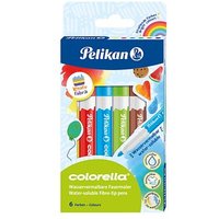 6 Pelikan Colorella Filzstifte farbsortiert 6 Pelikan Colorella Filzstifte farbsortiert von Pelikan