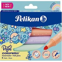Pelikan Colorella Pastell 411 Filzstifte farbsortiert, 6 St. Pelikan Colorella Pastell 411 Filzstifte farbsortiert, 6 St. von Pelikan