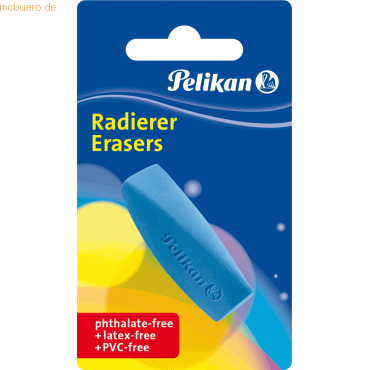 8 x Pelikan Design-Radierer DR20 Farben/Formen sortiert auf Blister von Pelikan