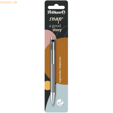 Pelikan Kugelschreiber K10 Snap Metallic Platin von Pelikan