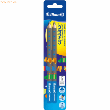8 x Pelikan Schreiblernbleistift Combino dick B blau Blister 8 x Pelikan Schreiblernbleistift Combino dick B blau Blister von Pelikan