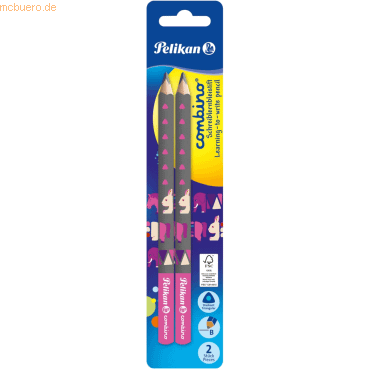 8 x Pelikan Schreiblernbleistift Combino dick B pink Blister 8 x Pelikan Schreiblernbleistift Combino dick B pink Blister von Pelikan