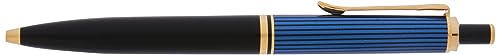 Ausziehbarer Pelikan-K400-Premium-Kugelschreiber, schwarz/blau von Pelikan