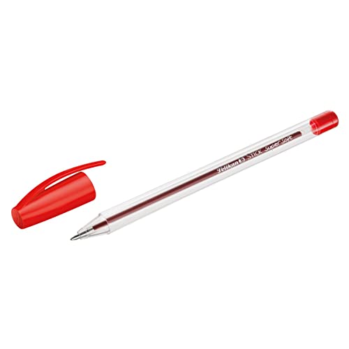 Pelikan Kugelschreiber Stick Super Soft, 12 Stück, rot von Pelikan